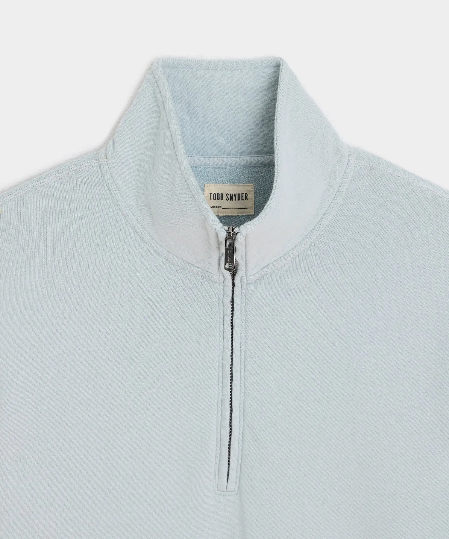 Lightweight Terry Cloth Quarter-Zip