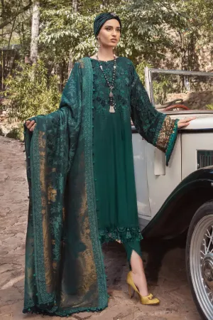 MARIA B | Linen Winter Collection 2022 | DL-1005-Teal