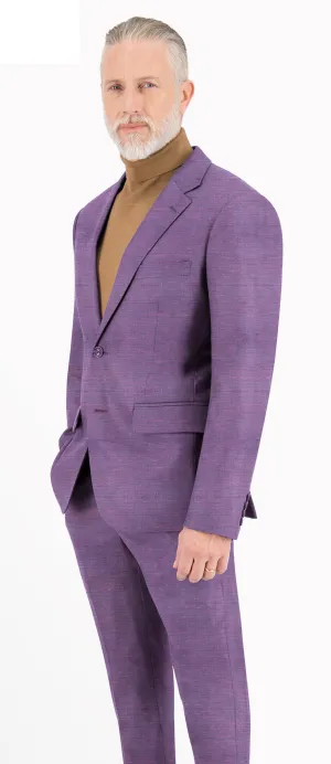 Mauve Plain Suit