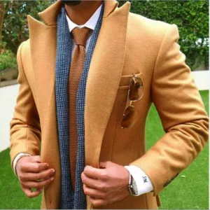 Men's Tan Tweed Jacket