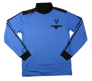 Men's Turtleneck Jersey : Blue & Black