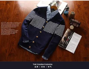 Men's V-Neck Cardigan