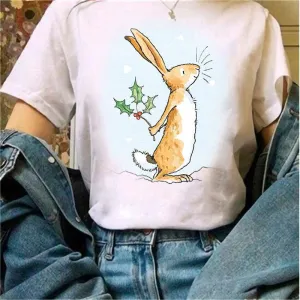 Merry Christmas Women White T-Shirt R
