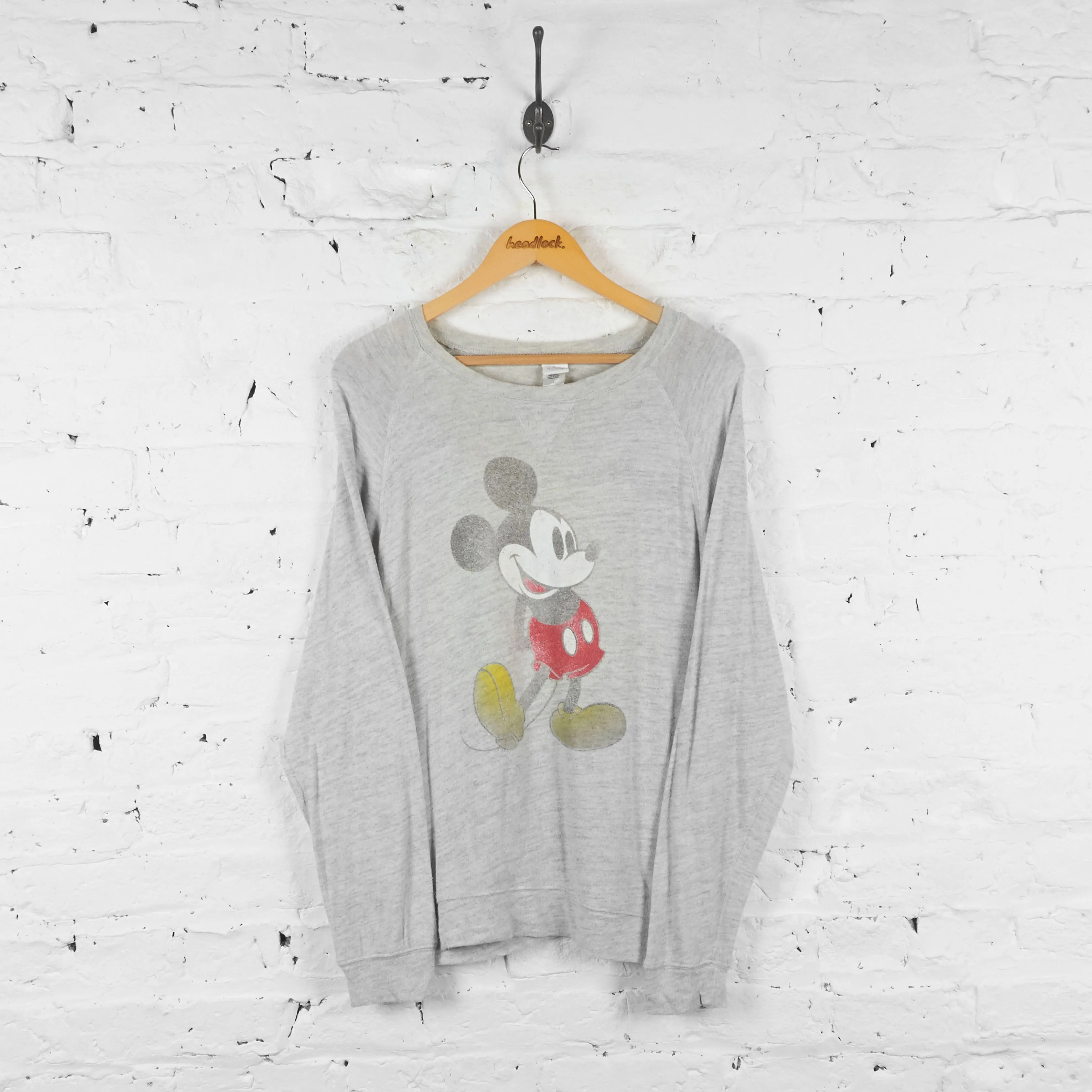 Mickey Mouse Disney Light Sweatshirt - Grey - L