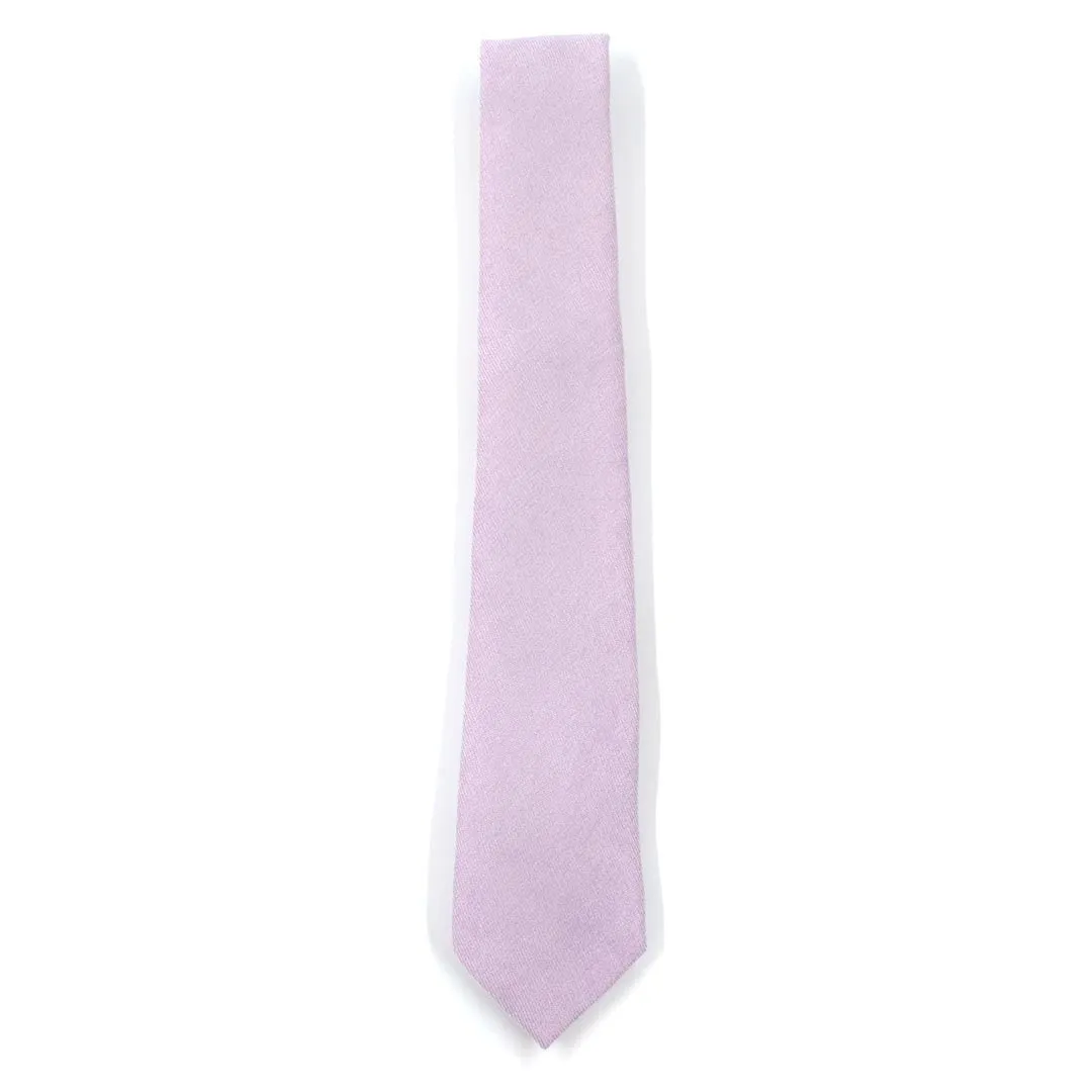 Microsuede Lavender Tie Set