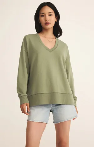 Modern V-Neck Weekender-Avocado