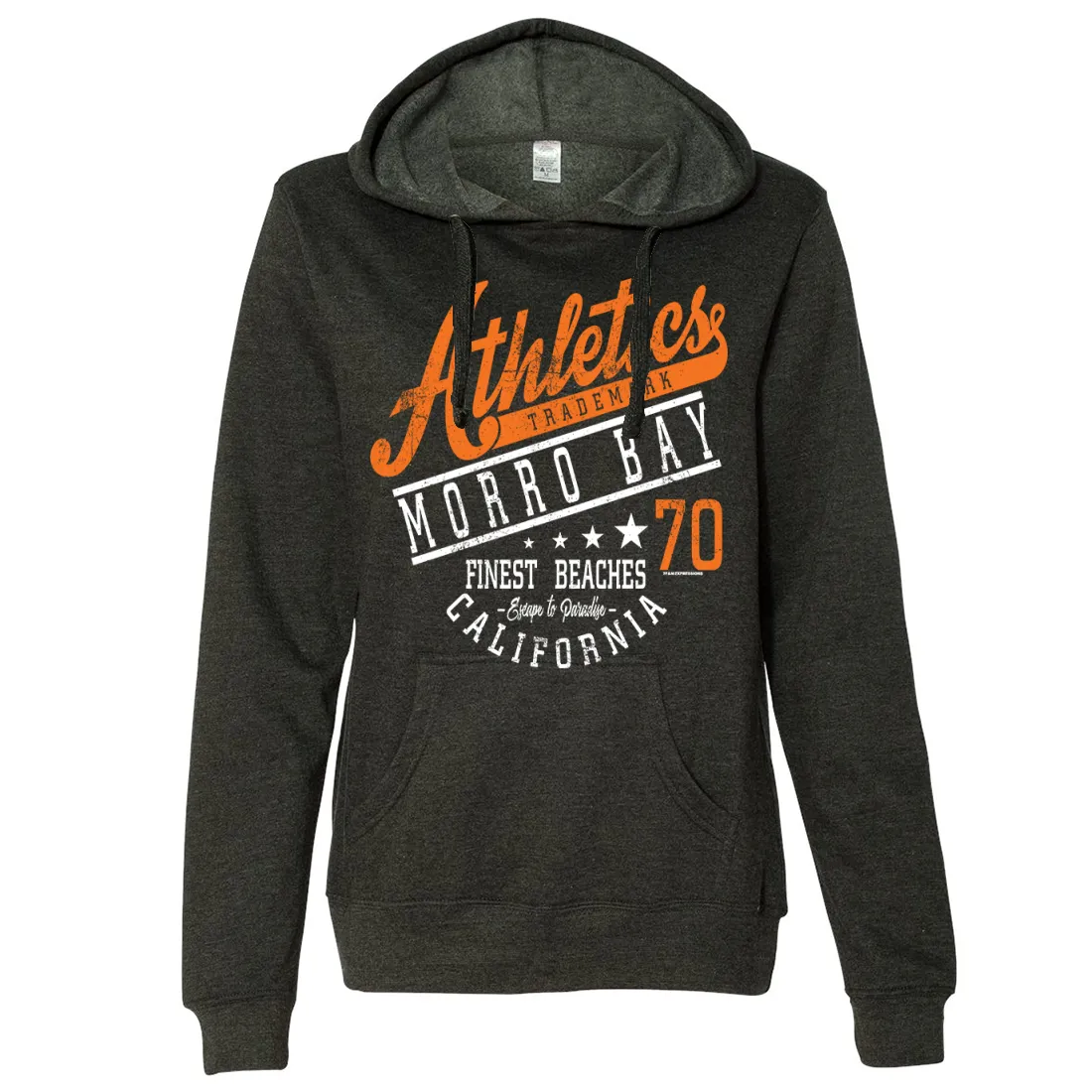 Morro Bay Athletics Ladies Lightweight Fitted Hoodie
