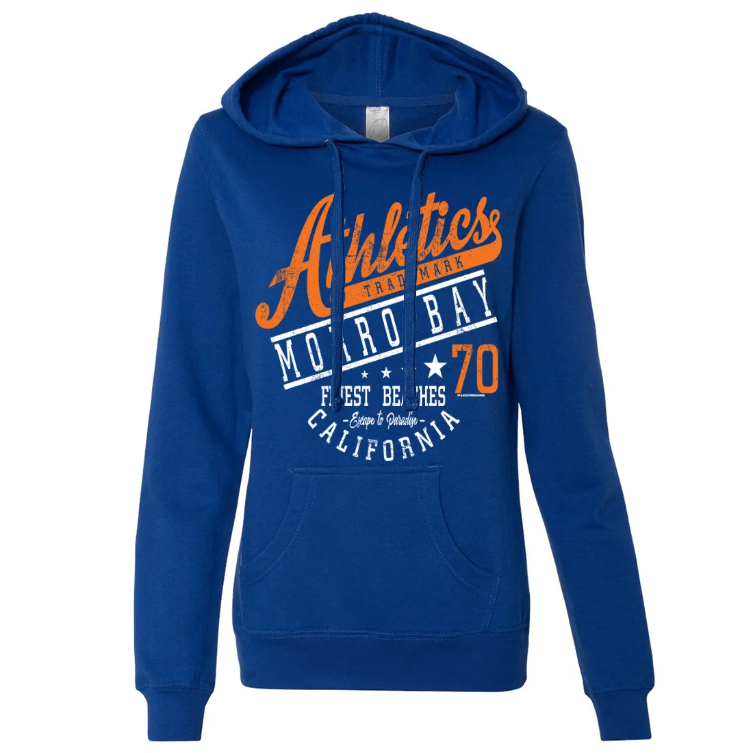Morro Bay Athletics Ladies Lightweight Fitted Hoodie