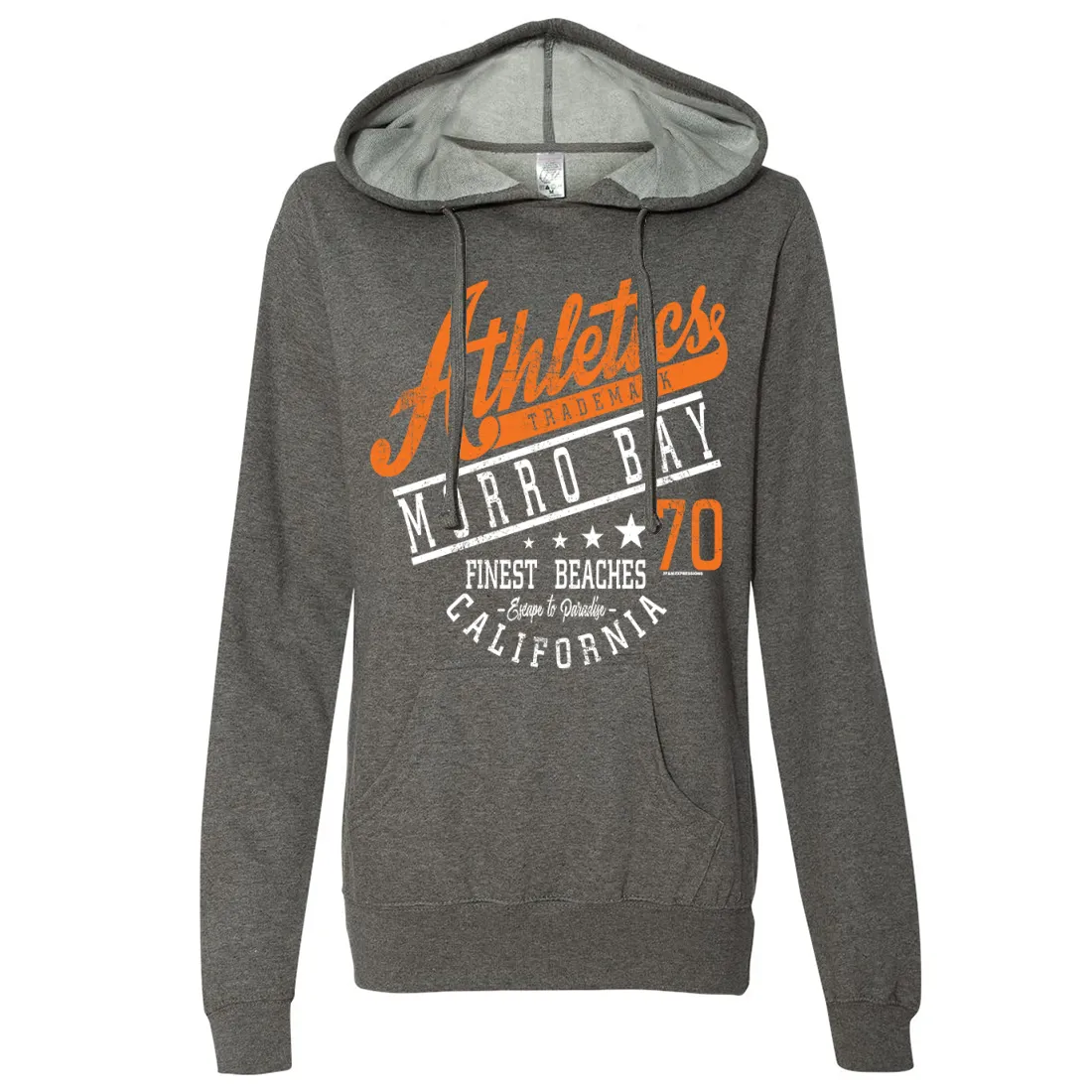 Morro Bay Athletics Ladies Lightweight Fitted Hoodie