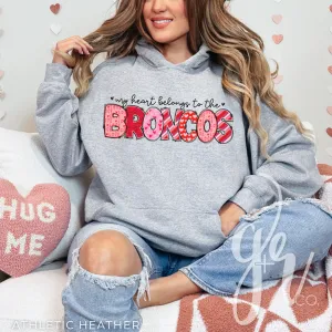 My Heart Belongs to the Broncos (Tees Sweatshirts)