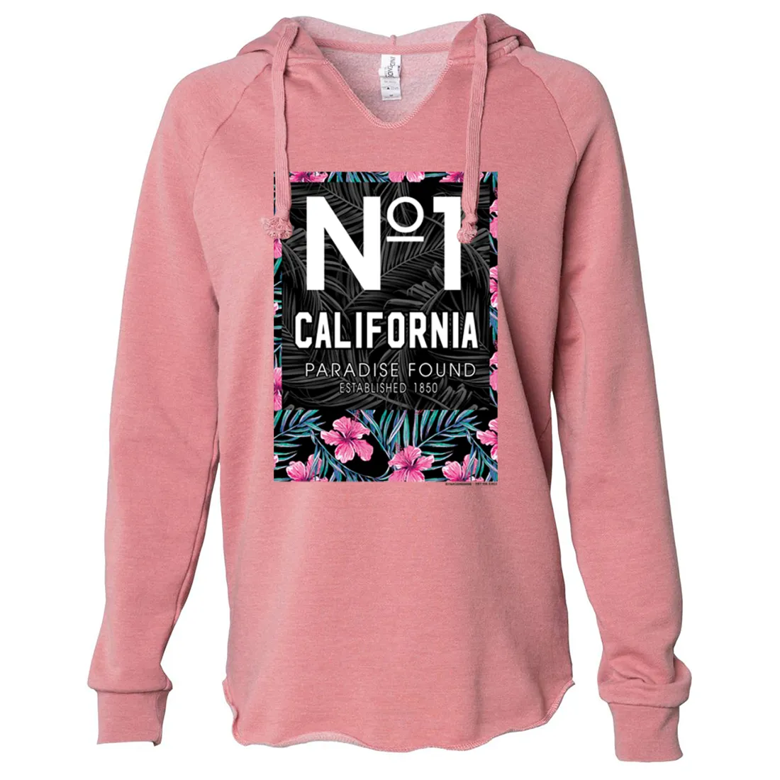 No 1 California Paradise Found Women's Soft Hooded Pullover