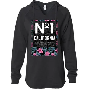 No 1 California Paradise Found Women's Soft Hooded Pullover