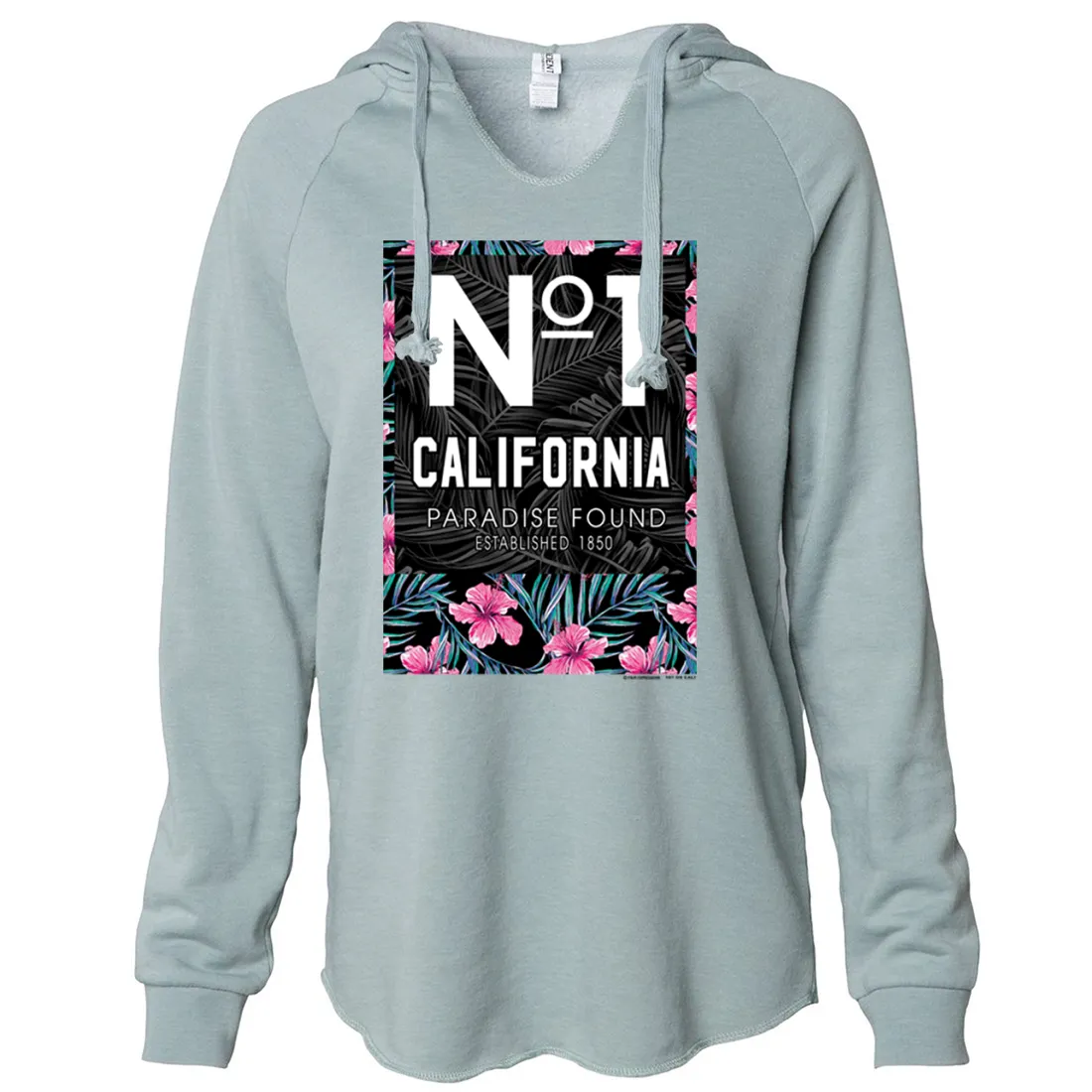 No 1 California Paradise Found Women's Soft Hooded Pullover