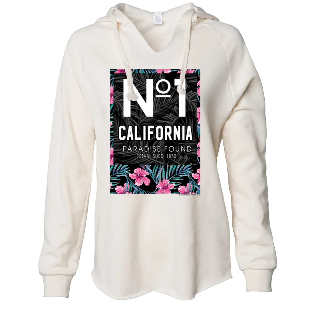 No 1 California Paradise Found Women's Soft Hooded Pullover