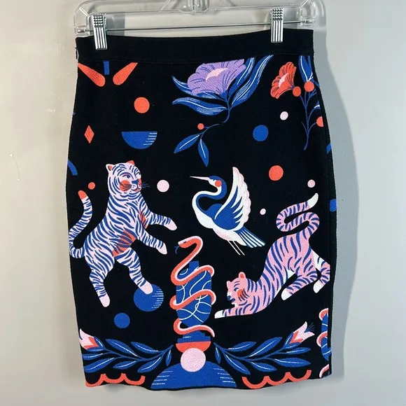NWT Anthropologie New Super Nice Letters Julie Midi Sweater Skirt Size S