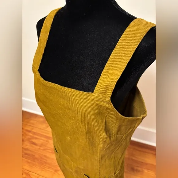 Organic Corduroy Pinafore Dress
