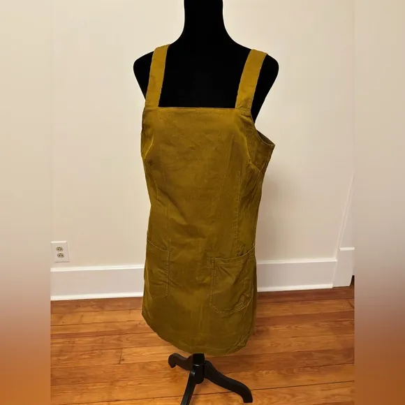 Organic Corduroy Pinafore Dress