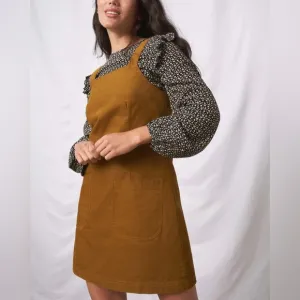 Organic Corduroy Pinafore Dress