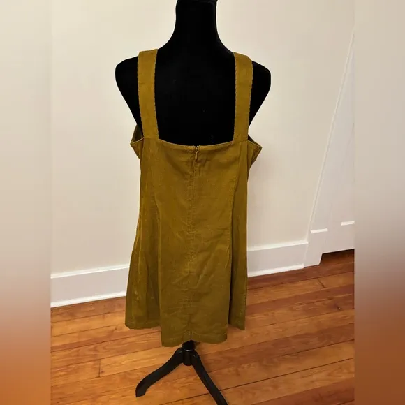 Organic Corduroy Pinafore Dress