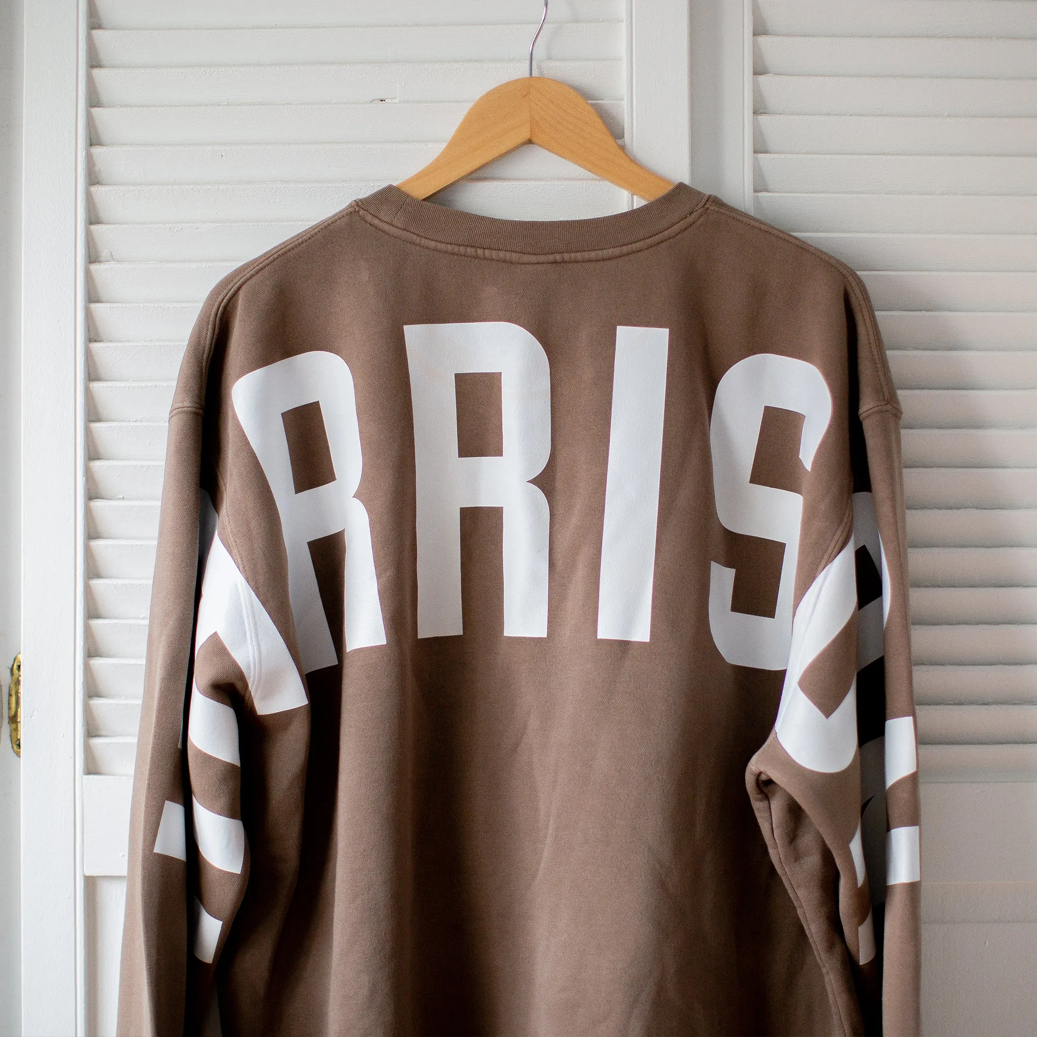 Oversize Back Screen Print Sweatshirt