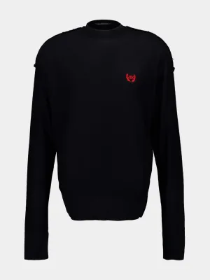 Oversized Sweater in Black