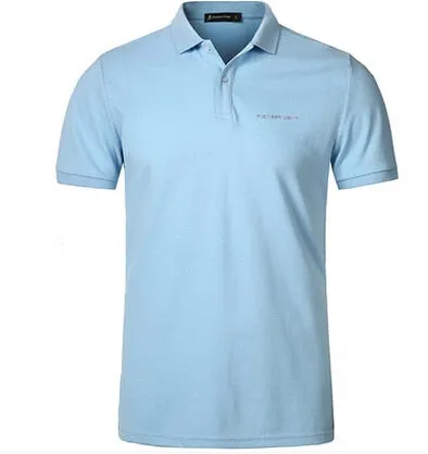 Pioneer Camp solid Color Breathable Classic Men's Polo Shirt Brand Clothing Men's Short-sleeved Recreational Polo Shirt 409010