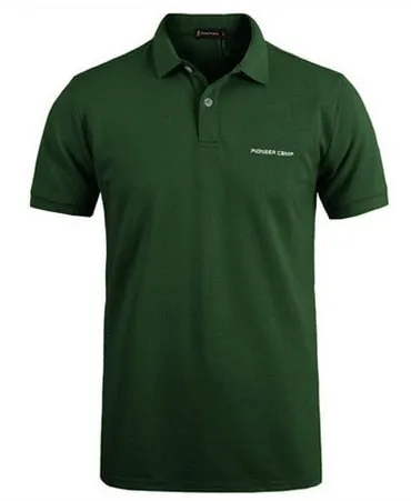 Pioneer Camp solid Color Breathable Classic Men's Polo Shirt Brand Clothing Men's Short-sleeved Recreational Polo Shirt 409010