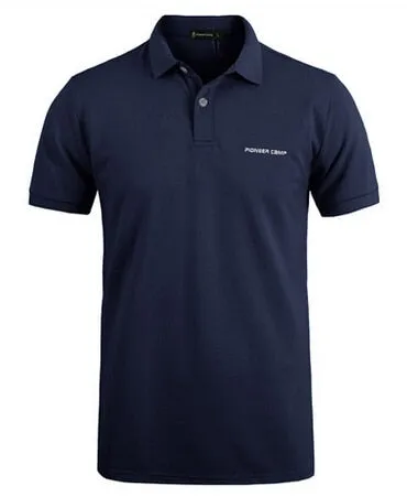 Pioneer Camp solid Color Breathable Classic Men's Polo Shirt Brand Clothing Men's Short-sleeved Recreational Polo Shirt 409010