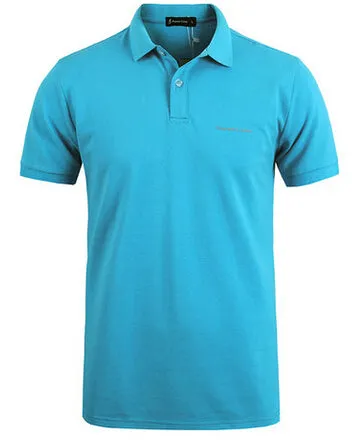 Pioneer Camp solid Color Breathable Classic Men's Polo Shirt Brand Clothing Men's Short-sleeved Recreational Polo Shirt 409010