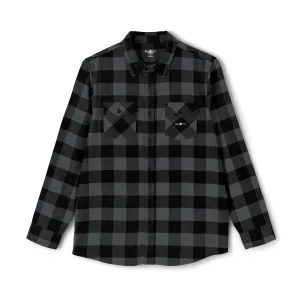 Plaid Women Luxury Flannel Shirt - Charcoal Heather