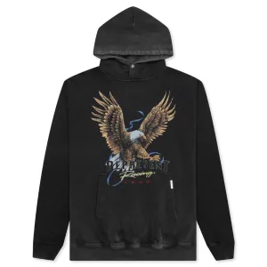 Racing Team Eagle Hoodie - Vintage Black