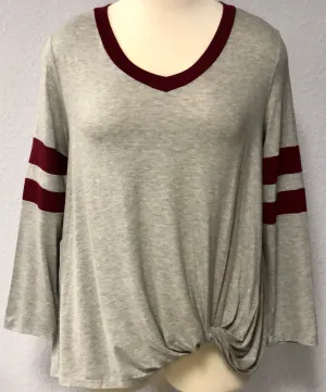 RAGLAN VARSITY TOP