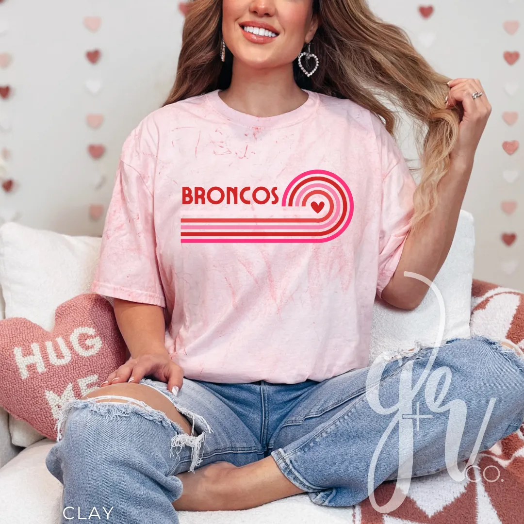 Retro V-Day Broncos(Tees Sweatshirts)