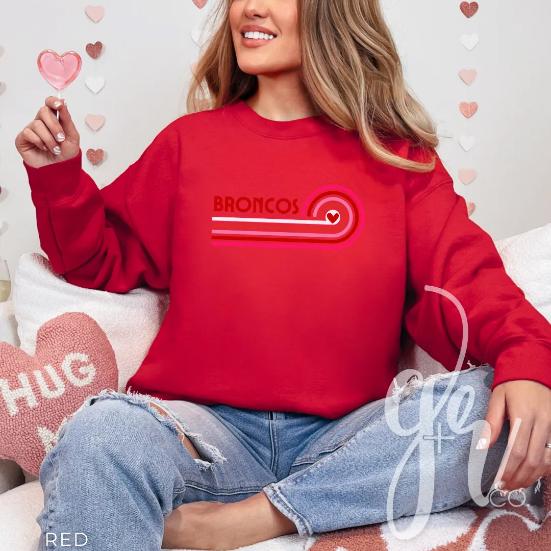 Retro V-Day Broncos(Tees Sweatshirts)