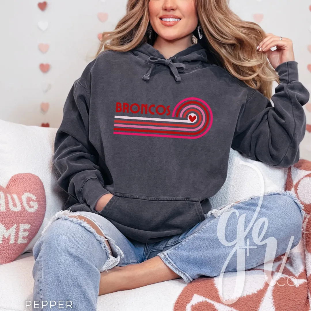 Retro V-Day Broncos(Tees Sweatshirts)