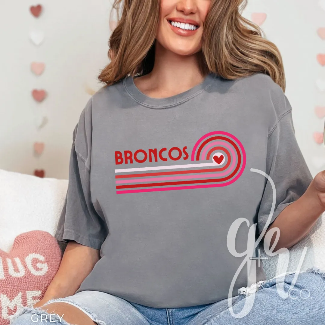 Retro V-Day Broncos(Tees Sweatshirts)
