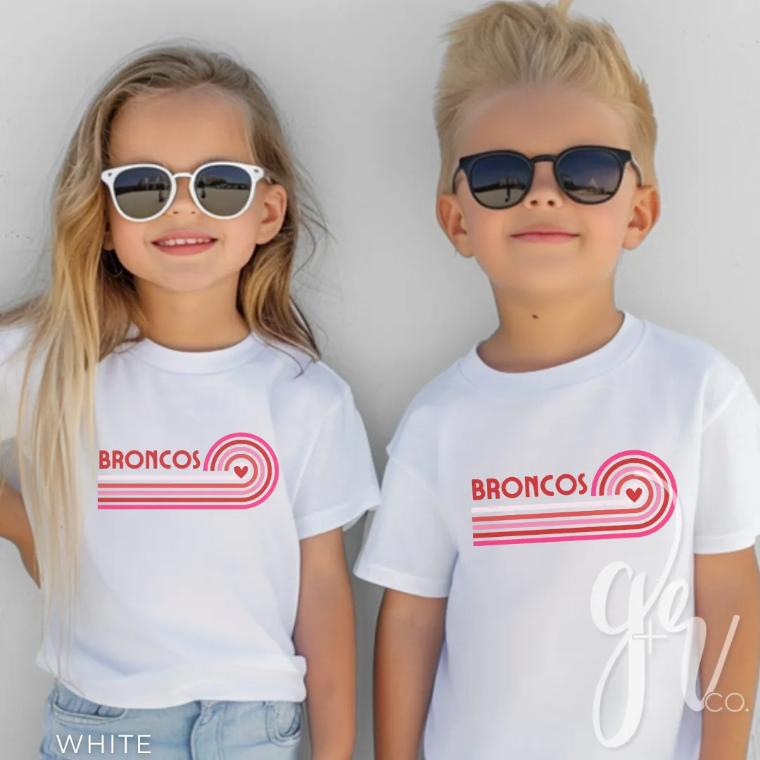 Retro V-Day Broncos(Tees Sweatshirts)