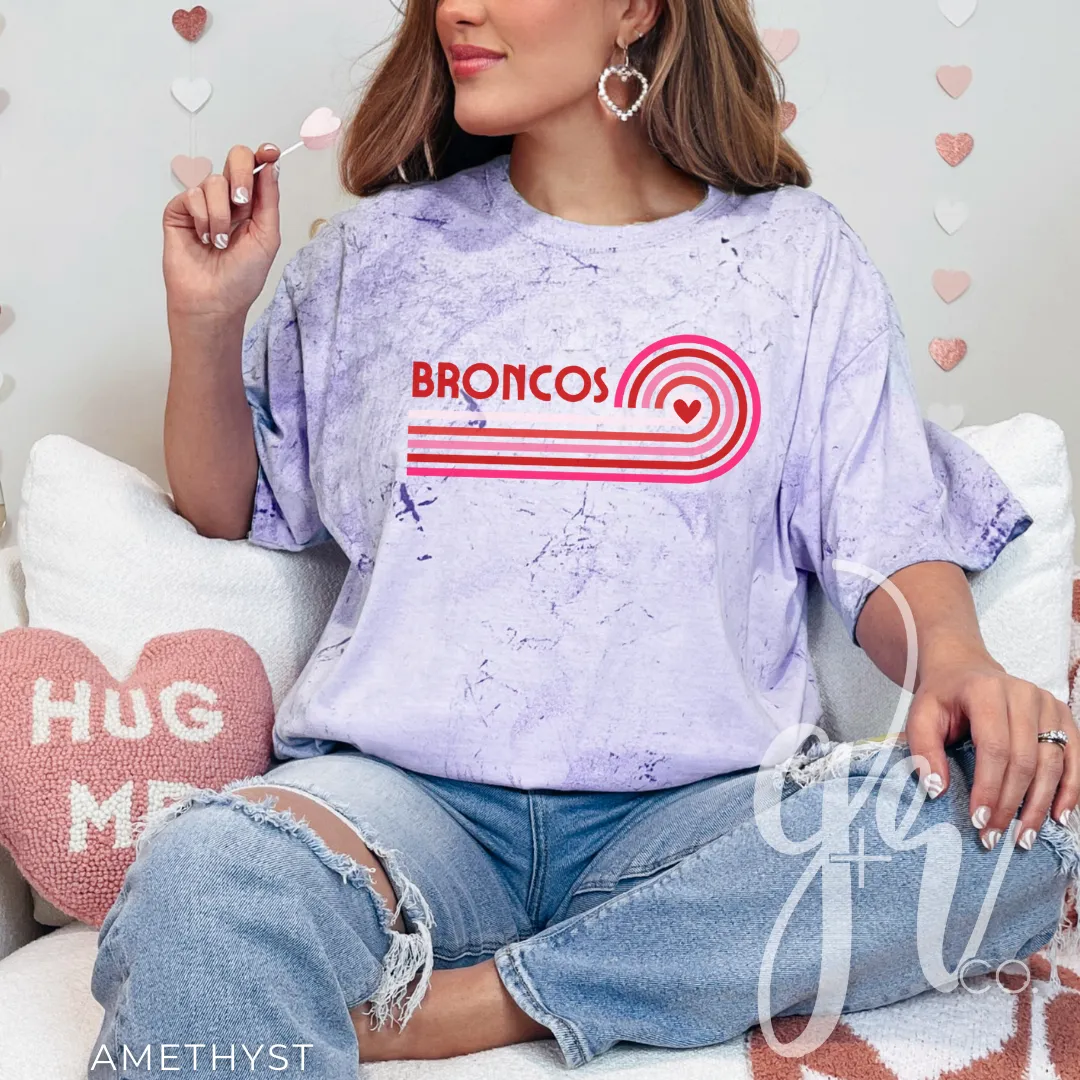 Retro V-Day Broncos(Tees Sweatshirts)