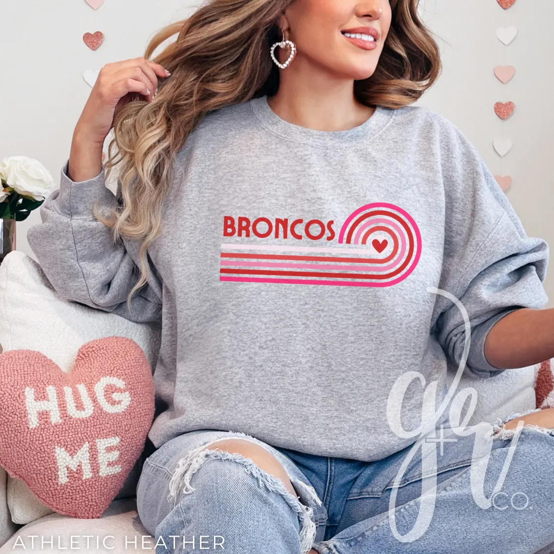 Retro V-Day Broncos(Tees Sweatshirts)