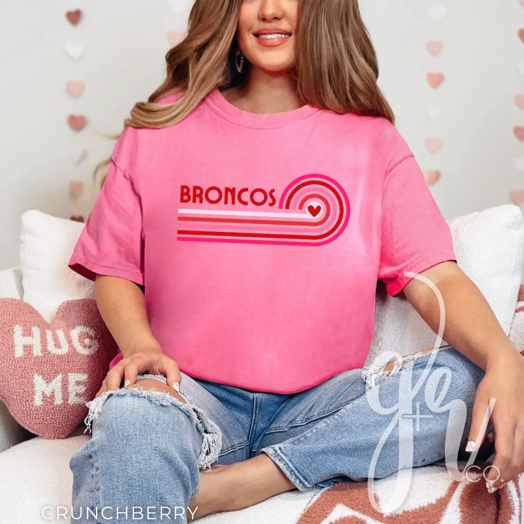 Retro V-Day Broncos(Tees Sweatshirts)