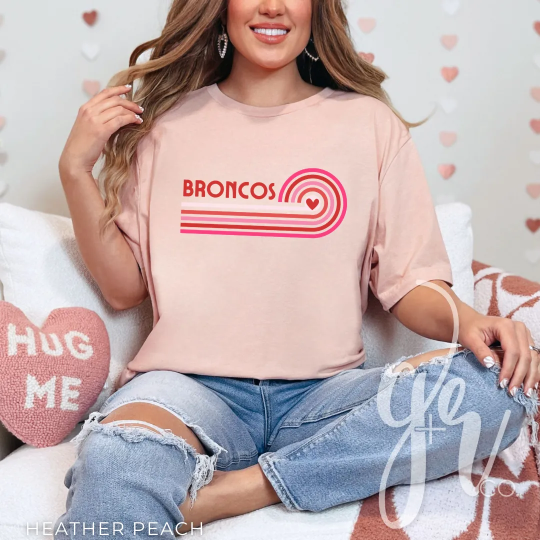 Retro V-Day Broncos(Tees Sweatshirts)
