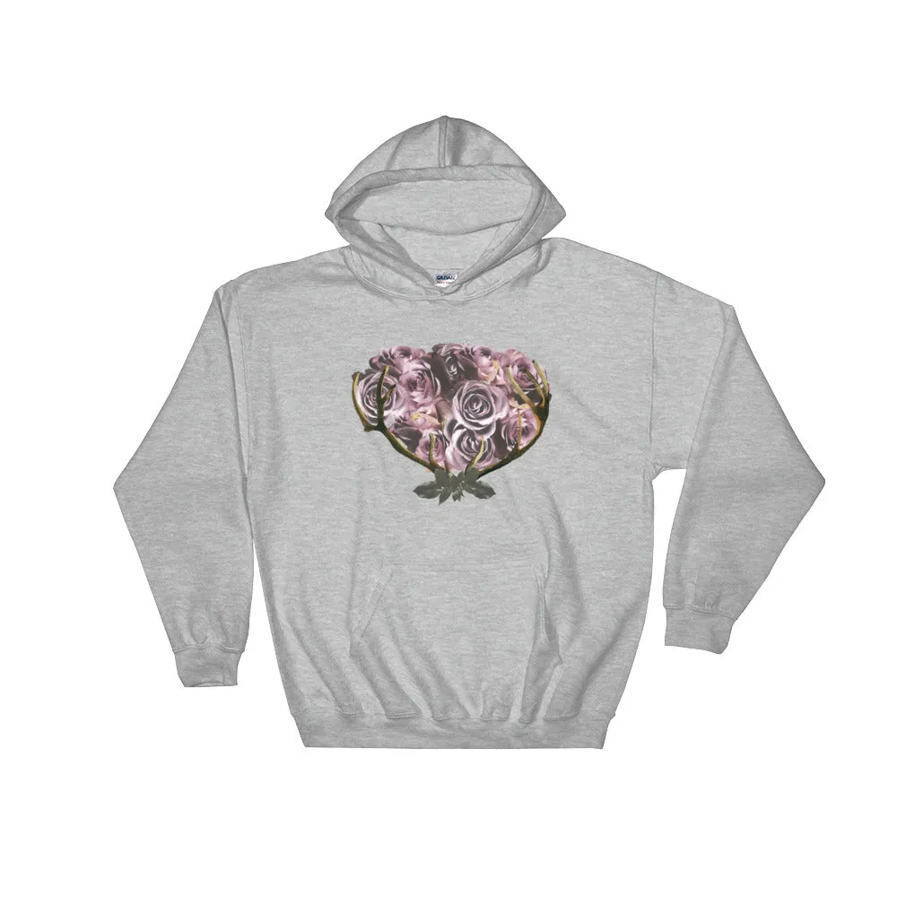 River Row Dark Floral Basket Hoodie