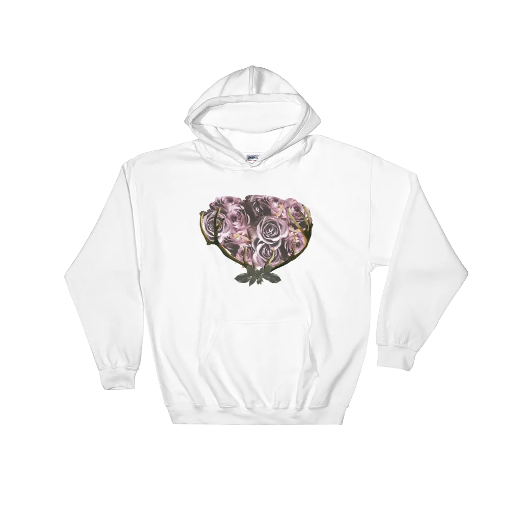 River Row Dark Floral Basket Hoodie
