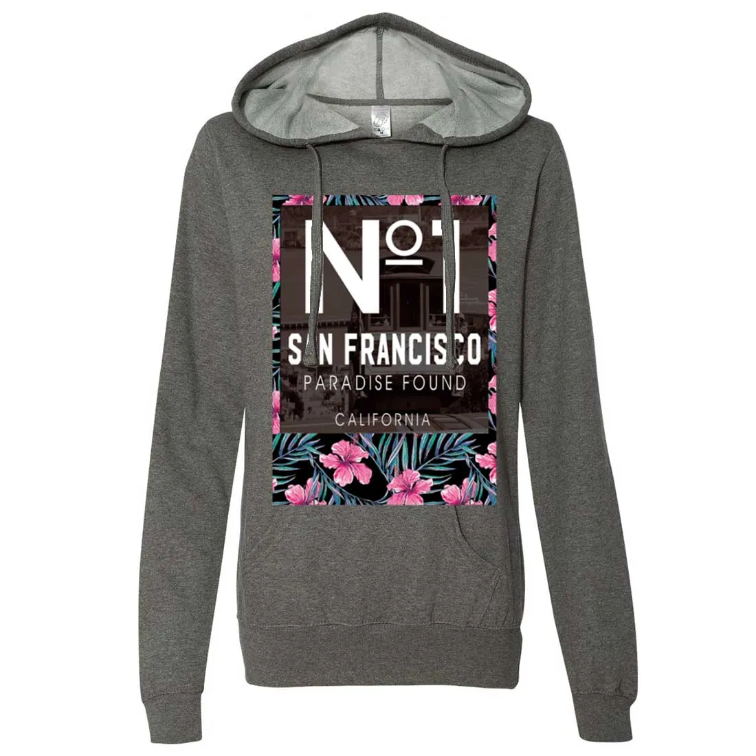 San Francisco No. 1 Paradise Found California Ladies Fitted Hoodie