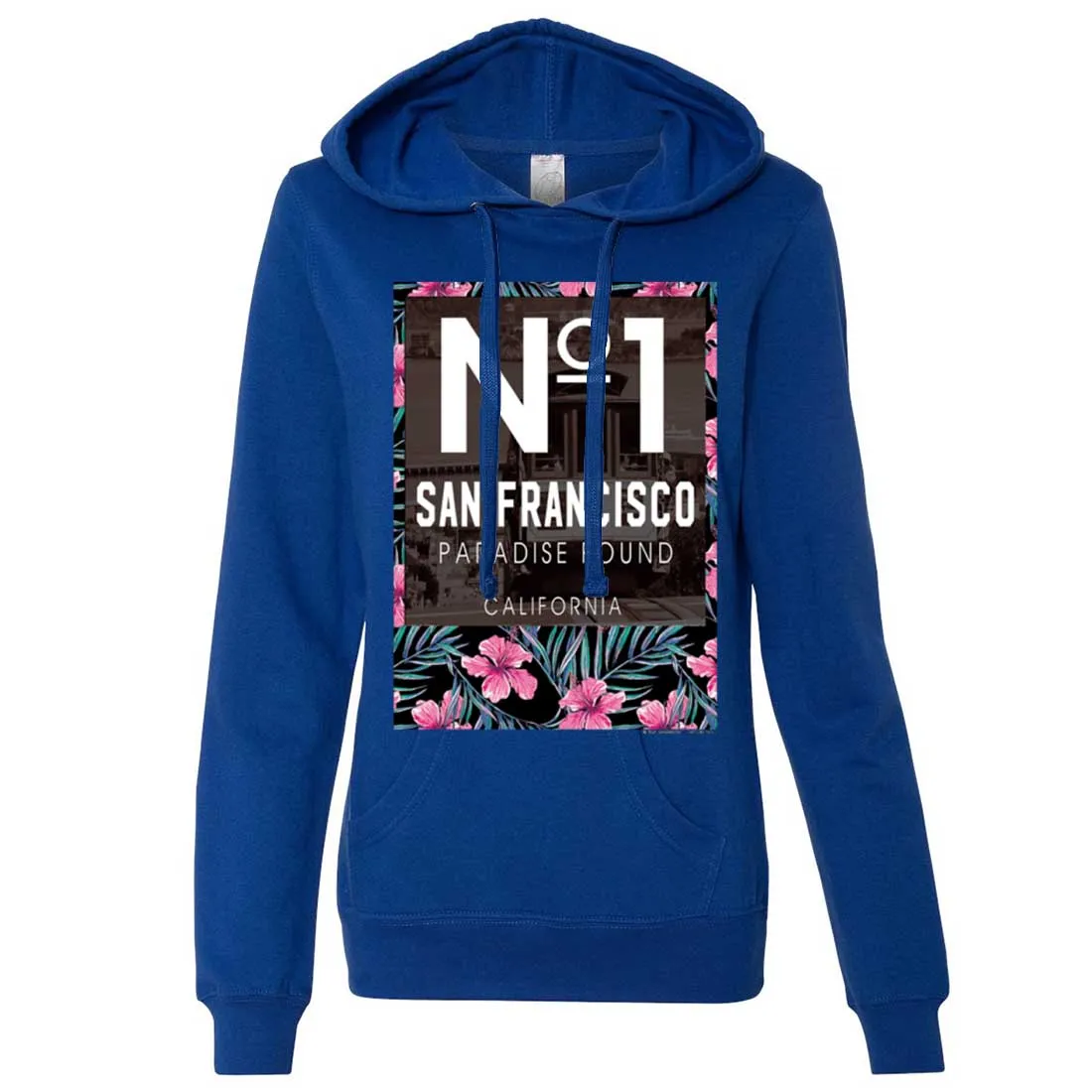 San Francisco No. 1 Paradise Found California Ladies Fitted Hoodie
