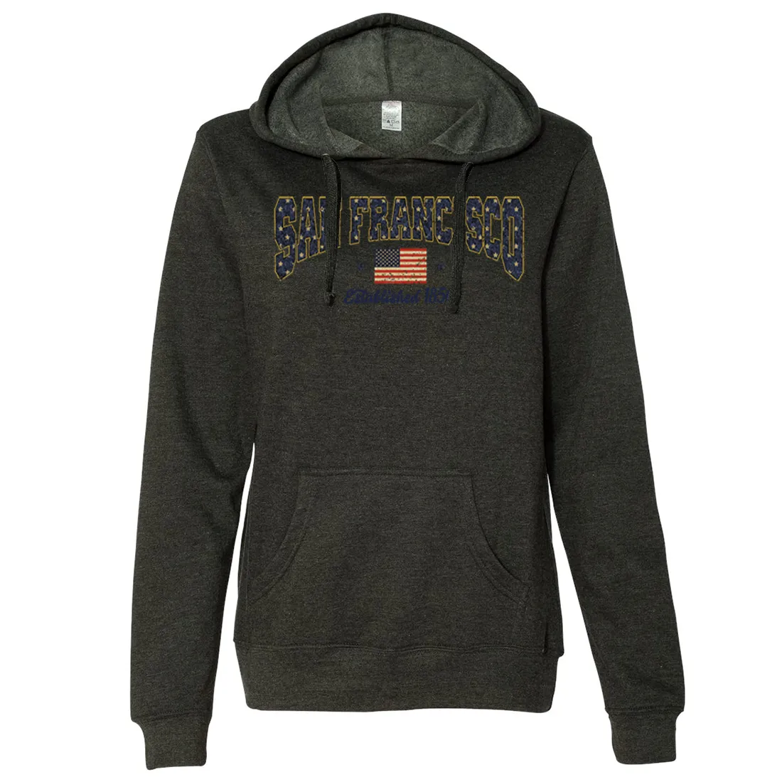 San Francisco Stars Ladies Lightweight Fitted Hoodie