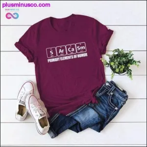 Sarcasm Letter Print T-shirt Largre Size Casual Summer Short
