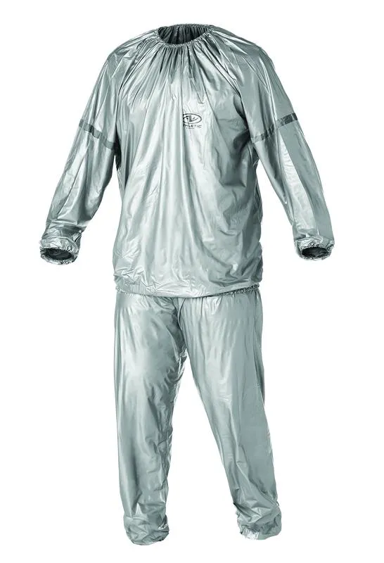 Sauna Suit Reflective Detailing on Sleeves, PVC, Promotes Weight Loss