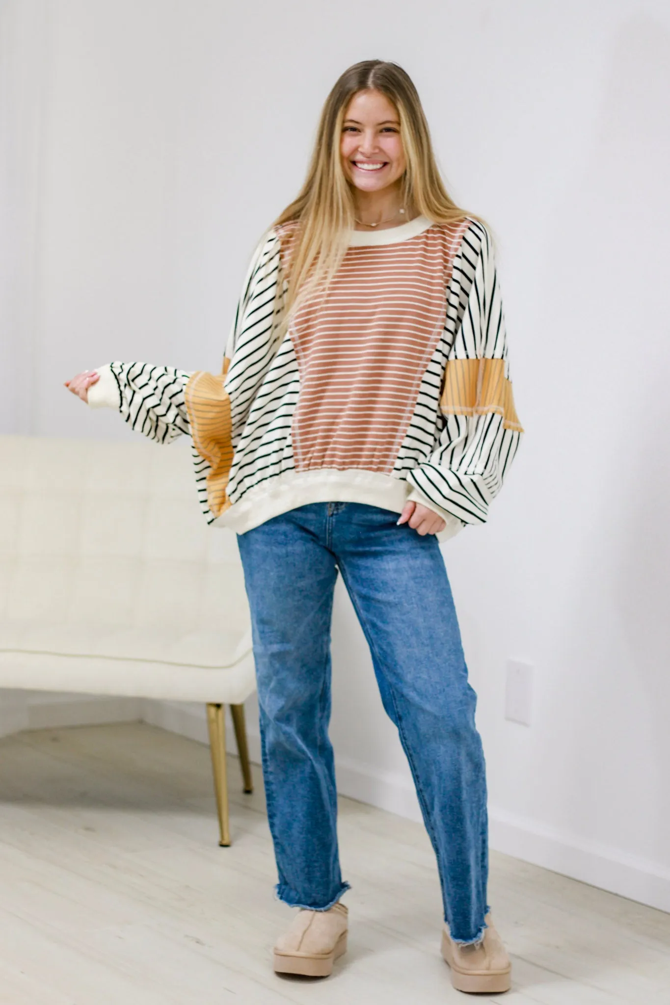 Shaken Espresso Oversized Pullover
