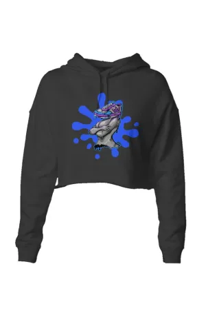 SNKR-HEAD Premium Crop Hoodie